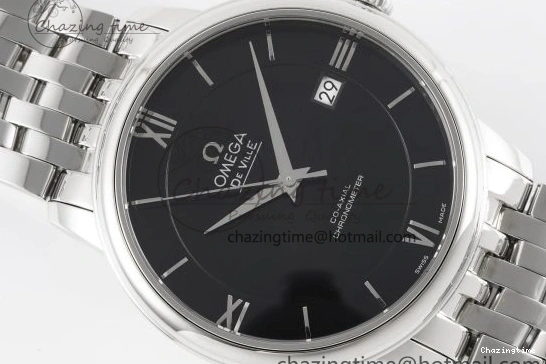 0502 De Ville SS TWF 1:1 Best Edition Black Dial on SS Bracelet MIYOTA Unisex 7835
